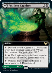 Pestilent Cauldron // Restorative Burst (Extended Art) [Strixhaven: School of Mages] | Deep Dive Games St. Marys