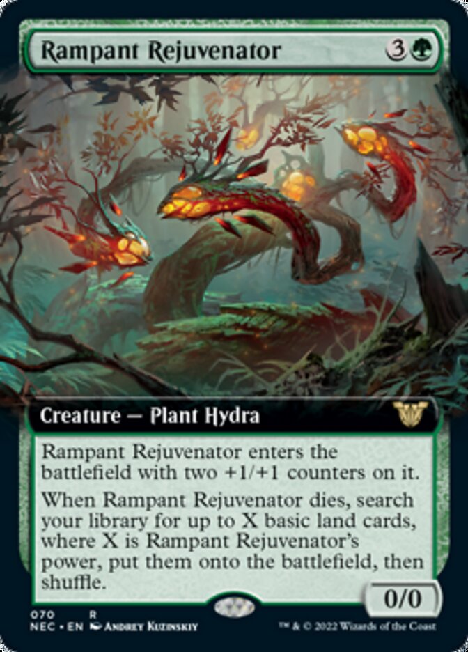 Rampant Rejuvenator (Extended Art) [Kamigawa: Neon Dynasty Commander] | Deep Dive Games St. Marys