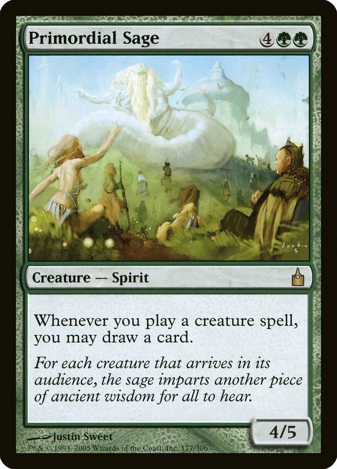 Primordial Sage [Ravnica: City of Guilds] | Deep Dive Games St. Marys