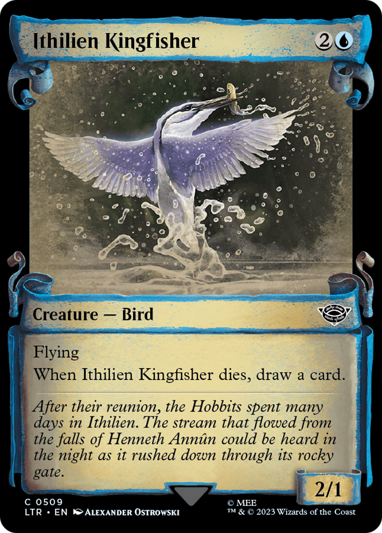 Ithilien Kingfisher [The Lord of the Rings: Tales of Middle-Earth Showcase Scrolls] | Deep Dive Games St. Marys