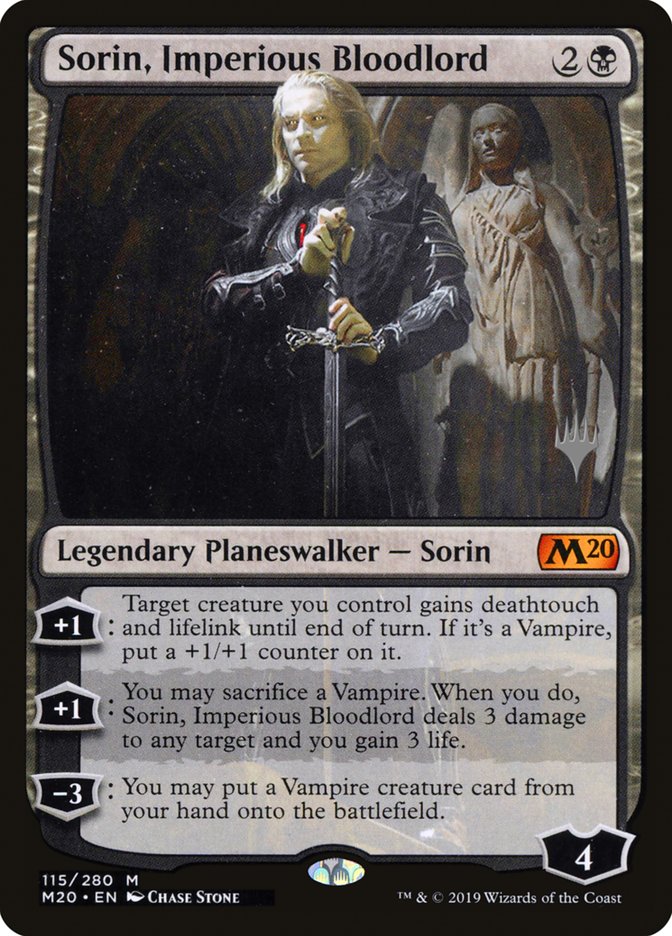 Sorin, Imperious Bloodlord (Promo Pack) [Core Set 2020 Promos] | Deep Dive Games St. Marys