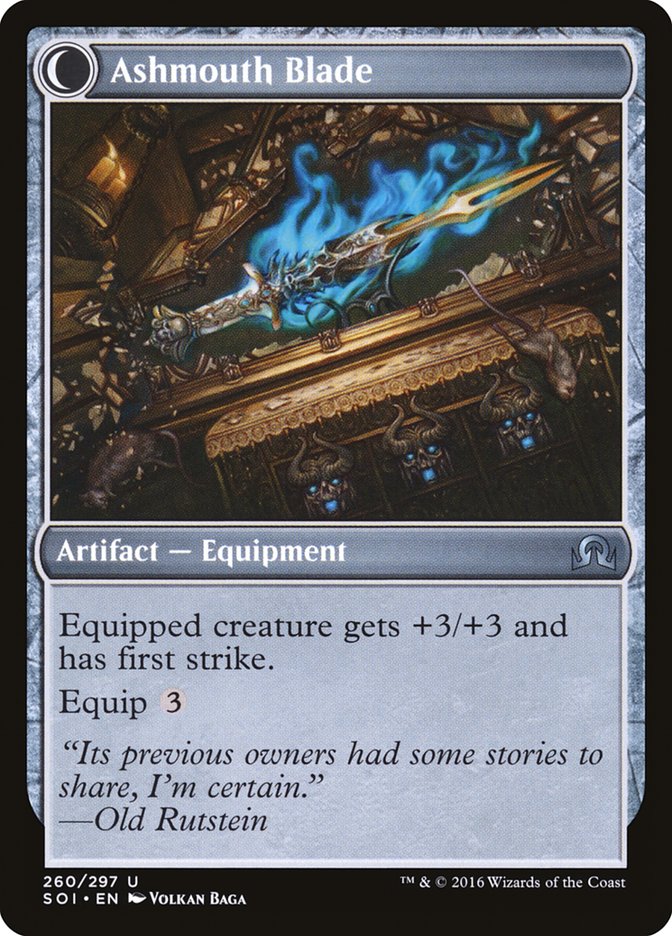 Neglected Heirloom // Ashmouth Blade [Shadows over Innistrad] | Deep Dive Games St. Marys