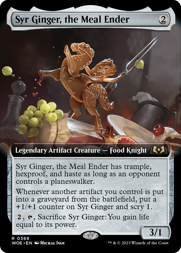 Syr Ginger, the Meal Ender (Extended Art) [Wilds of Eldraine] | Deep Dive Games St. Marys