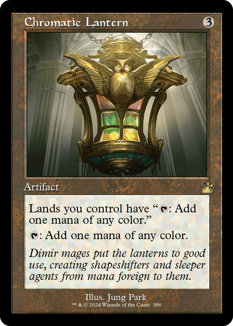 Chromatic Lantern (Retro Frame) [Ravnica Remastered] | Deep Dive Games St. Marys