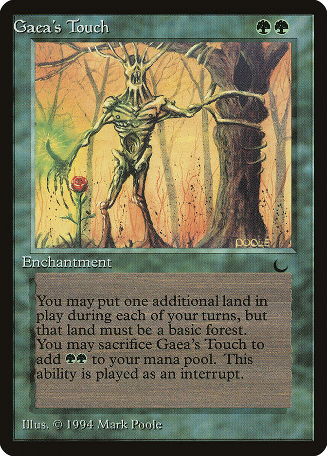 Gaea's Touch (Misprinted) [The Dark] | Deep Dive Games St. Marys