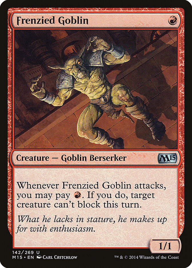 Frenzied Goblin [Magic 2015] | Deep Dive Games St. Marys