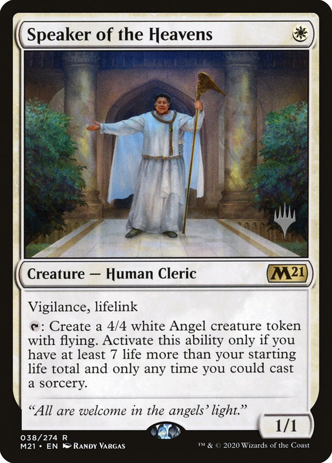 Speaker of the Heavens (Promo Pack) [Core Set 2021 Promos] | Deep Dive Games St. Marys