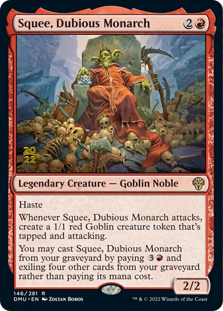 Squee, Dubious Monarch [Dominaria United Prerelease Promos] | Deep Dive Games St. Marys