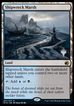 Shipwreck Marsh (Promo Pack) [Innistrad: Midnight Hunt Promos] | Deep Dive Games St. Marys