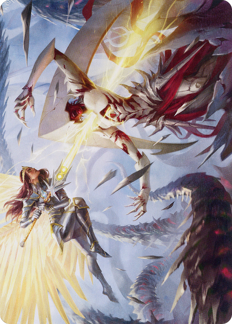 Elspeth's Smite Art Card [March of the Machine Art Series] | Deep Dive Games St. Marys