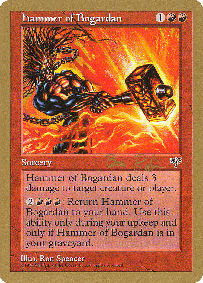 Hammer of Bogardan (Ben Rubin) [World Championship Decks 1998] | Deep Dive Games St. Marys