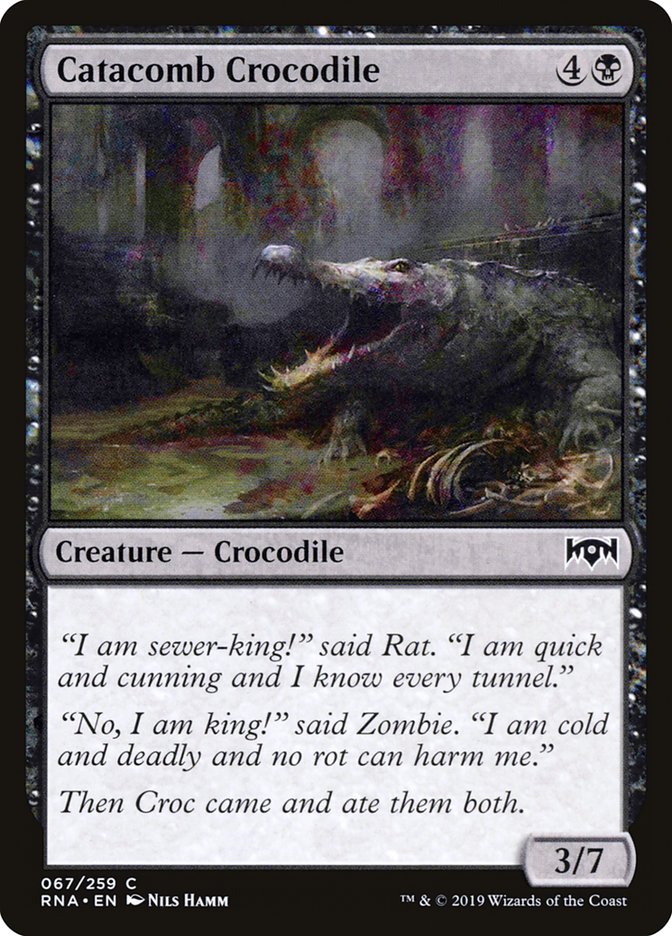 Catacomb Crocodile [Ravnica Allegiance] | Deep Dive Games St. Marys