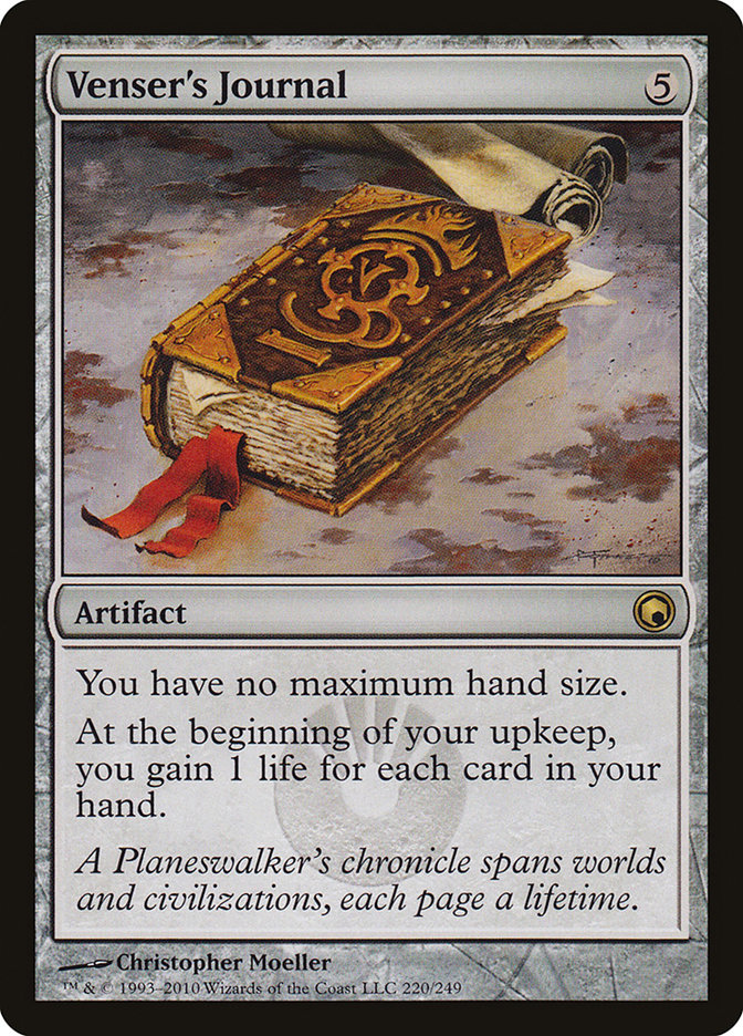 Venser's Journal [Scars of Mirrodin] | Deep Dive Games St. Marys