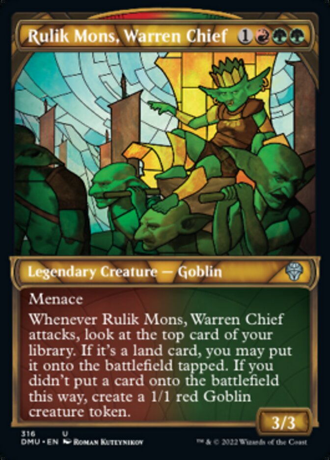 Rulik Mons, Warren Chief (Showcase) [Dominaria United] | Deep Dive Games St. Marys