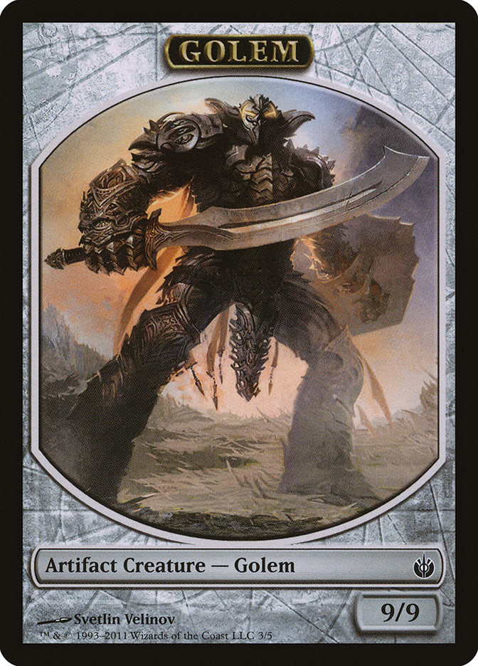 Golem Token [Mirrodin Besieged Tokens] | Deep Dive Games St. Marys