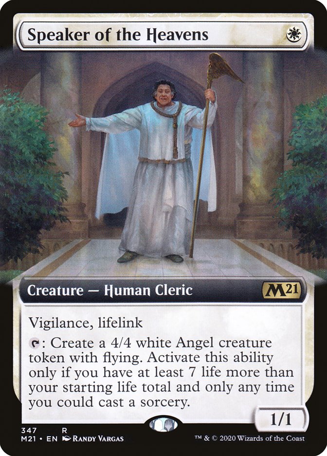 Speaker of the Heavens (Extended Art) [Core Set 2021] | Deep Dive Games St. Marys