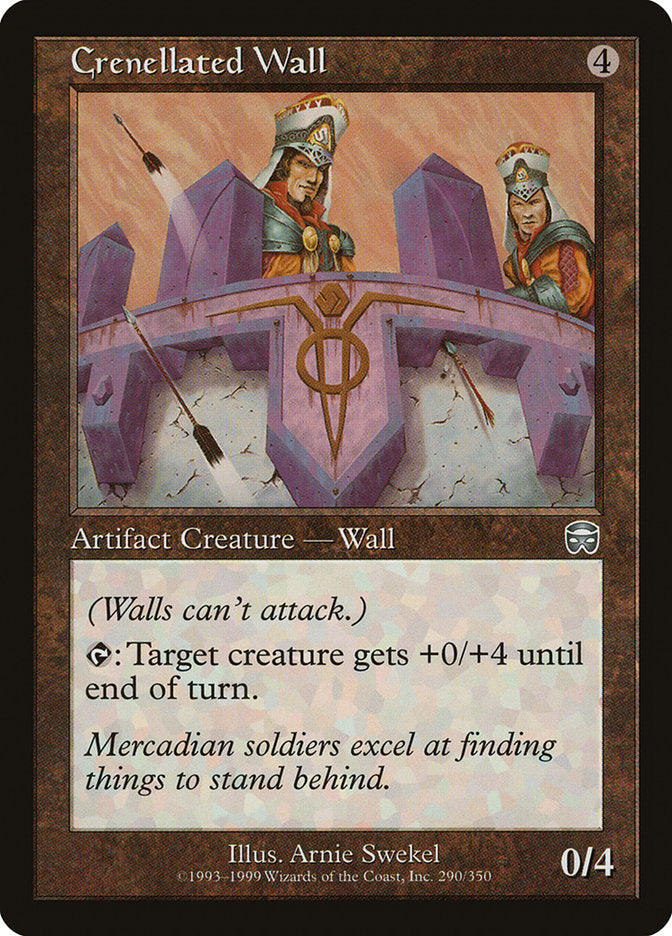 Crenellated Wall [Mercadian Masques] | Deep Dive Games St. Marys