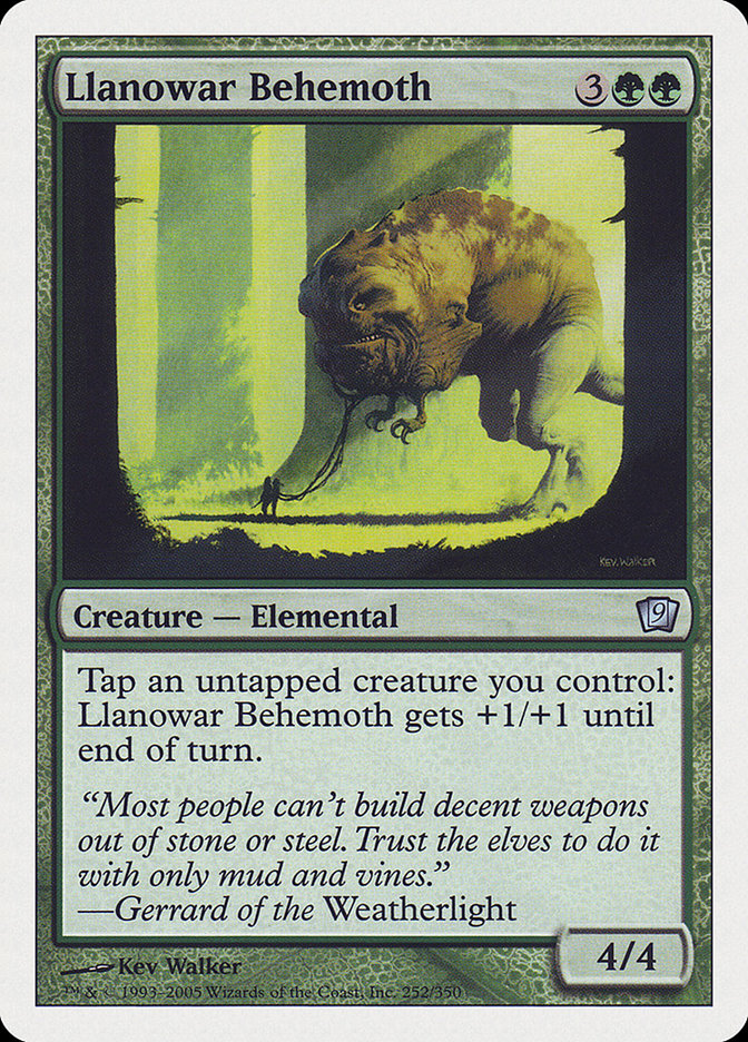 Llanowar Behemoth [Ninth Edition] | Deep Dive Games St. Marys