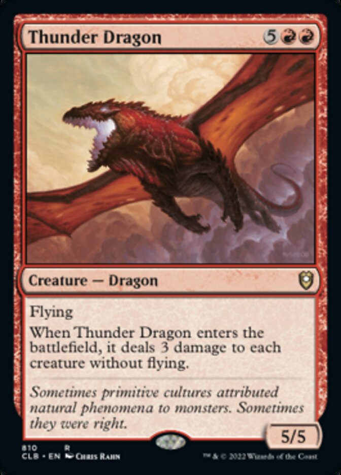 Thunder Dragon [Commander Legends: Battle for Baldur's Gate] | Deep Dive Games St. Marys