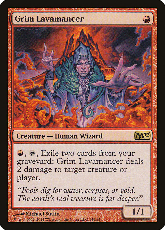 Grim Lavamancer [Magic 2012] | Deep Dive Games St. Marys