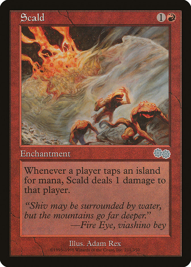 Scald [Urza's Saga] | Deep Dive Games St. Marys