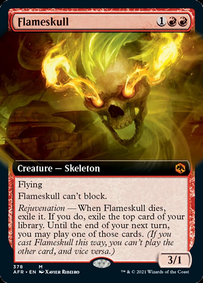 Flameskull (Extended Art) [Dungeons & Dragons: Adventures in the Forgotten Realms] | Deep Dive Games St. Marys