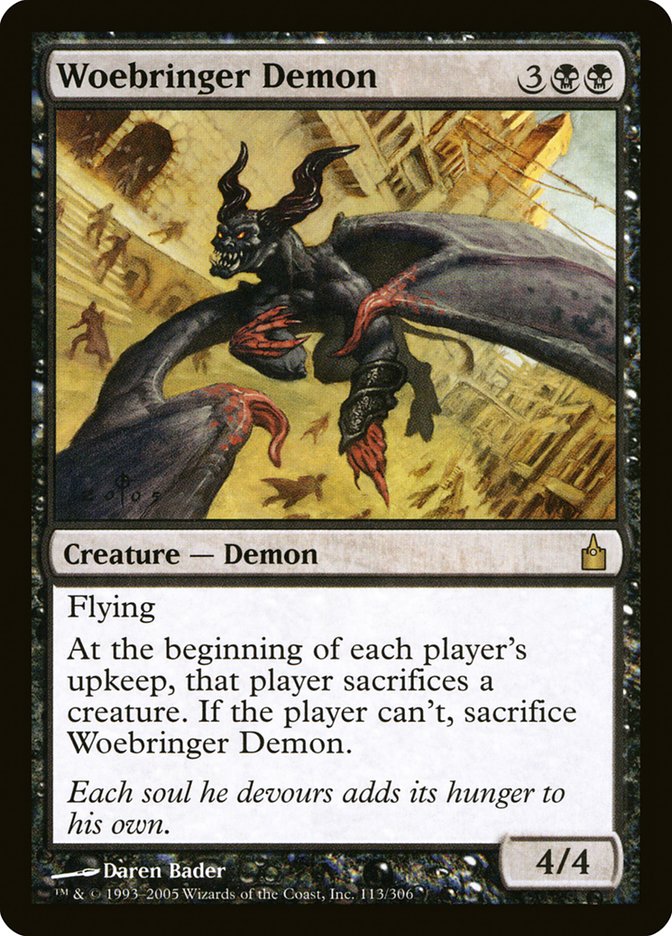 Woebringer Demon [Ravnica: City of Guilds] | Deep Dive Games St. Marys