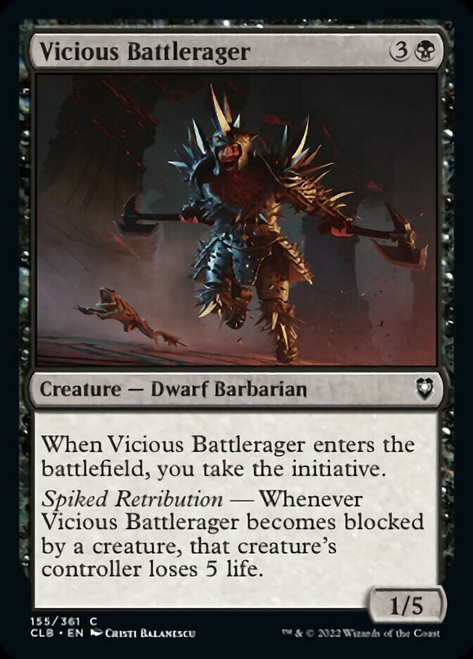 Vicious Battlerager [Commander Legends: Battle for Baldur's Gate] | Deep Dive Games St. Marys