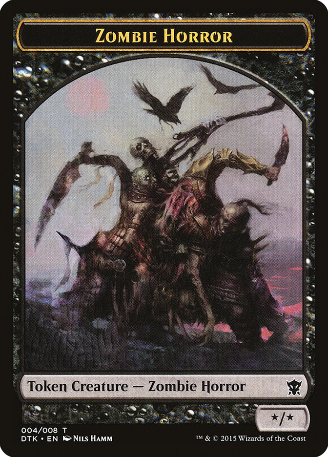 Zombie Horror Token [Dragons of Tarkir Tokens] | Deep Dive Games St. Marys