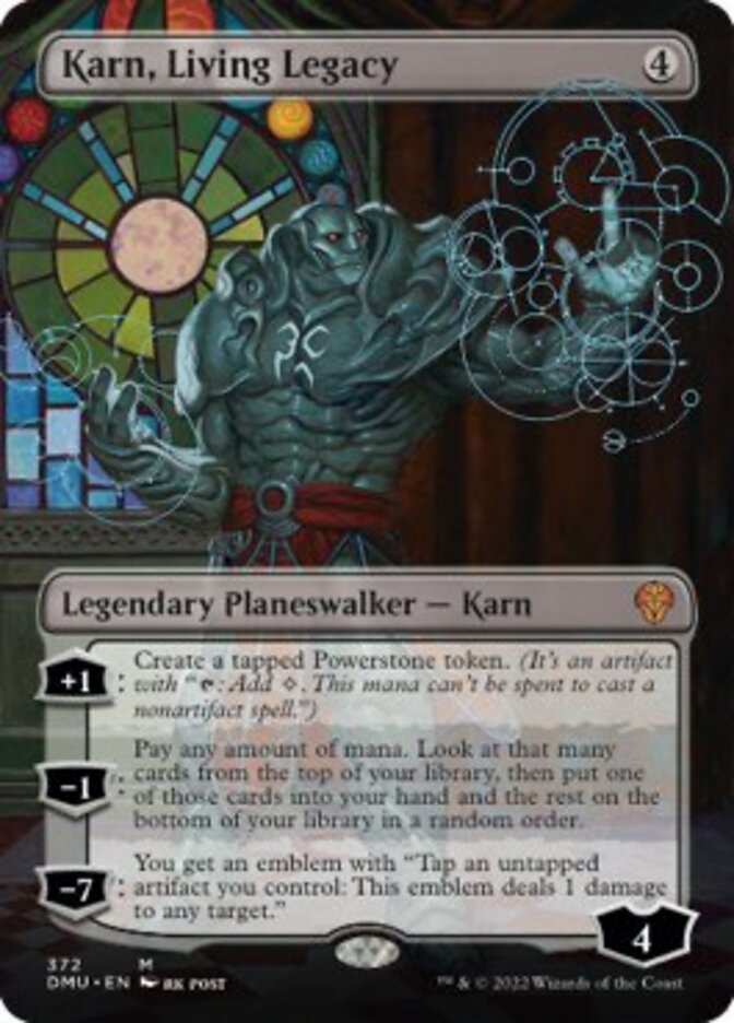 Karn, Living Legacy (Borderless) [Dominaria United] | Deep Dive Games St. Marys