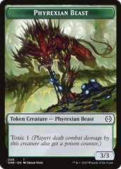 Phyrexian Goblin // Phyrexian Beast Double-Sided Token [Phyrexia: All Will Be One Tokens] | Deep Dive Games St. Marys