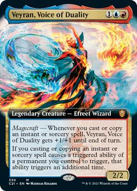 Veyran, Voice of Duality (Extended Art) [Commander 2021] | Deep Dive Games St. Marys