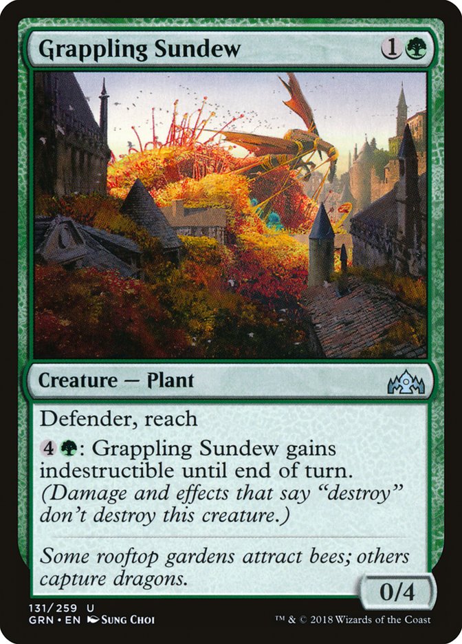 Grappling Sundew [Guilds of Ravnica] | Deep Dive Games St. Marys