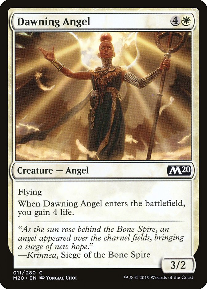 Dawning Angel [Core Set 2020] | Deep Dive Games St. Marys