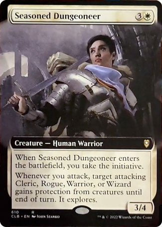 Seasoned Dungeoneer (Extended Art) [Commander Legends: Battle for Baldur's Gate] | Deep Dive Games St. Marys