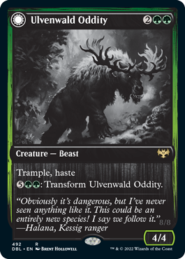 Ulvenwald Oddity // Ulvenwald Behemoth [Innistrad: Double Feature] | Deep Dive Games St. Marys