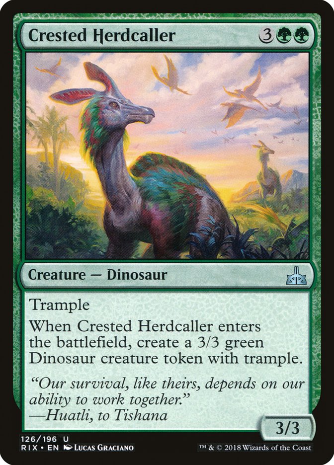 Crested Herdcaller [Rivals of Ixalan] | Deep Dive Games St. Marys