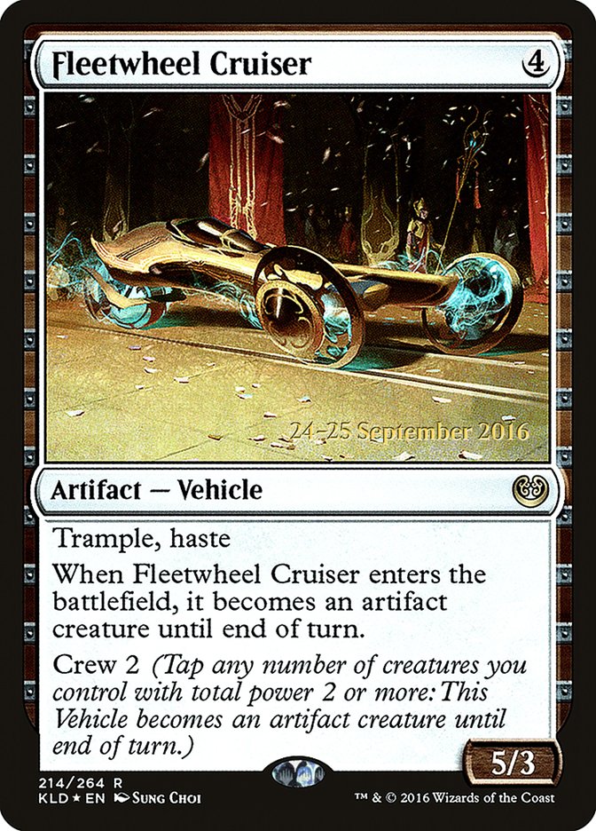 Fleetwheel Cruiser [Kaladesh Prerelease Promos] | Deep Dive Games St. Marys