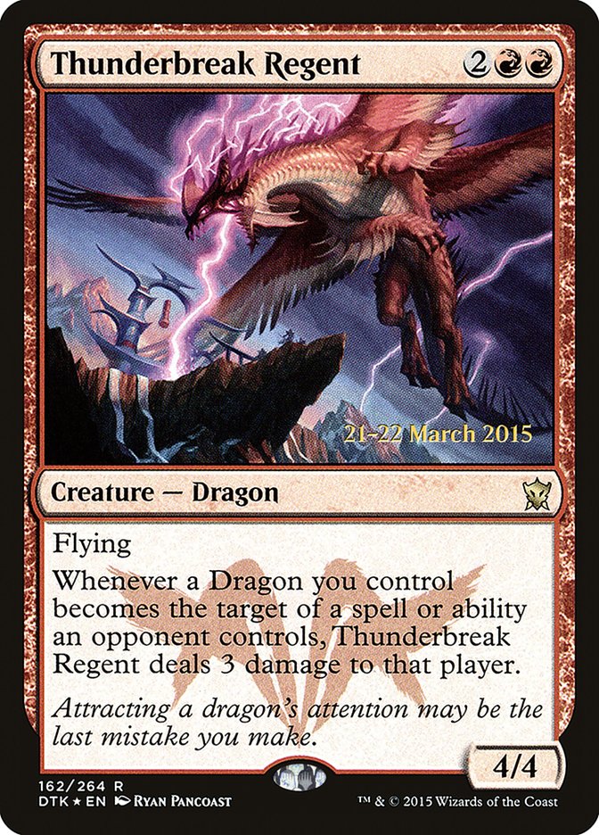 Thunderbreak Regent [Dragons of Tarkir Prerelease Promos] | Deep Dive Games St. Marys