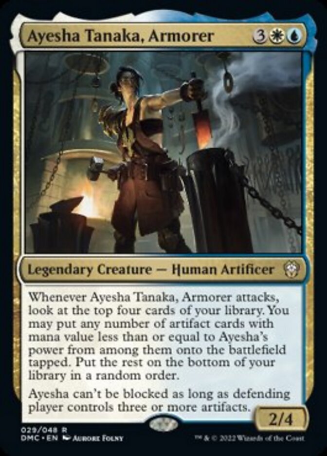 Ayesha Tanaka, Armorer [Dominaria United Commander] | Deep Dive Games St. Marys