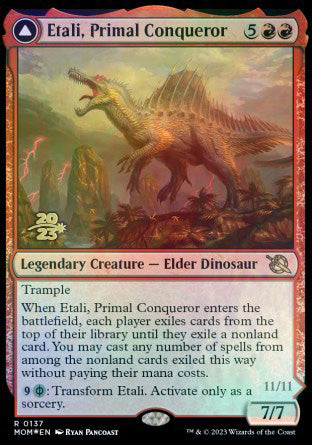 Etali, Primal Conqueror // Etali, Primal Sickness [March of the Machine Prerelease Promos] | Deep Dive Games St. Marys