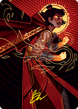 Infuriate Art Card (Gold-Stamped Signature) [Strixhaven: School of Mages Art Series] | Deep Dive Games St. Marys