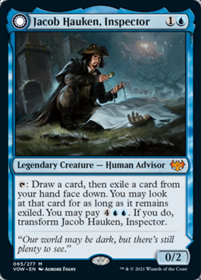 Jacob Hauken, Inspector // Hauken's Insight [Innistrad: Crimson Vow] | Deep Dive Games St. Marys