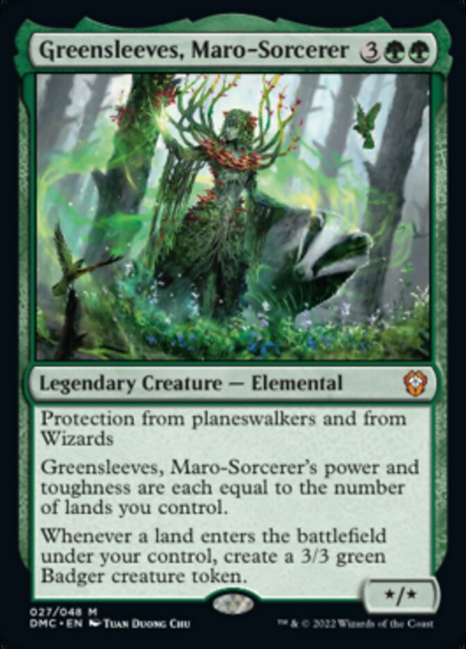Greensleeves, Maro-Sorcerer [Dominaria United Commander] | Deep Dive Games St. Marys