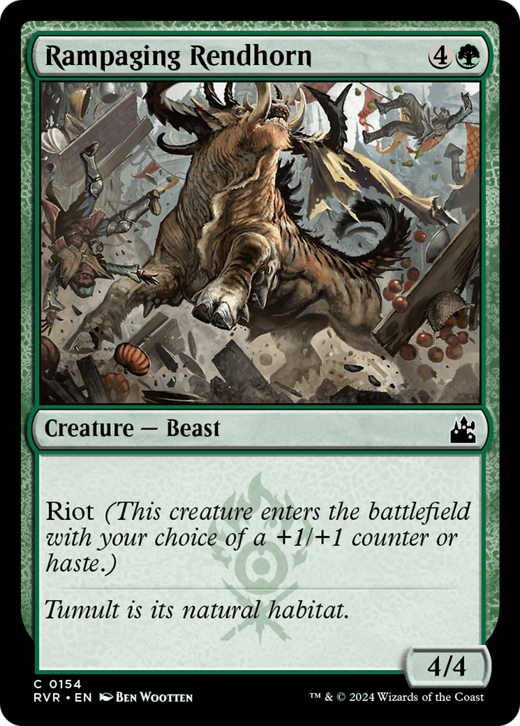 Rampaging Rendhorn [Ravnica Remastered] | Deep Dive Games St. Marys