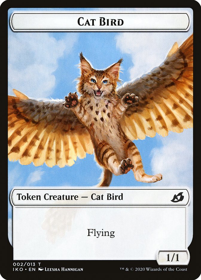 Cat Bird Token [Ikoria: Lair of Behemoths Tokens] | Deep Dive Games St. Marys