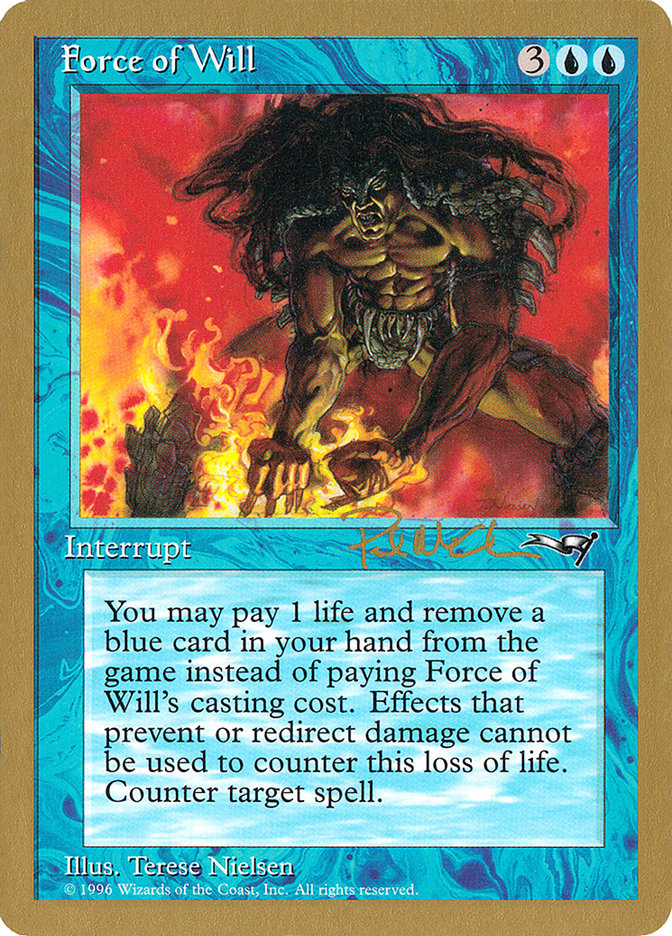 Force of Will (Paul McCabe) [World Championship Decks 1997] | Deep Dive Games St. Marys