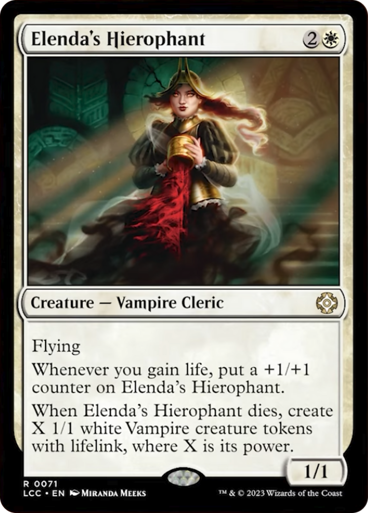 Elenda's Hierophant [The Lost Caverns of Ixalan Commander] | Deep Dive Games St. Marys