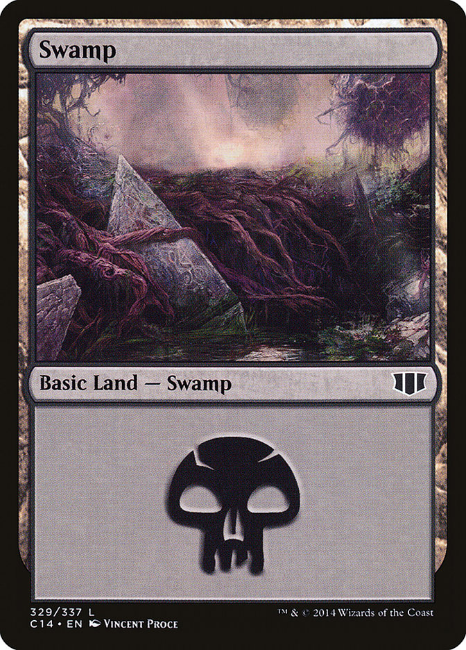 Swamp (329) [Commander 2014] | Deep Dive Games St. Marys