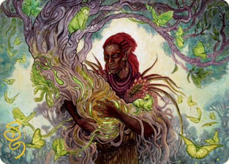 Circle of Dreams Druid Art Card (Gold-Stamped Signature) [Dungeons & Dragons: Adventures in the Forgotten Realms Art Series] | Deep Dive Games St. Marys